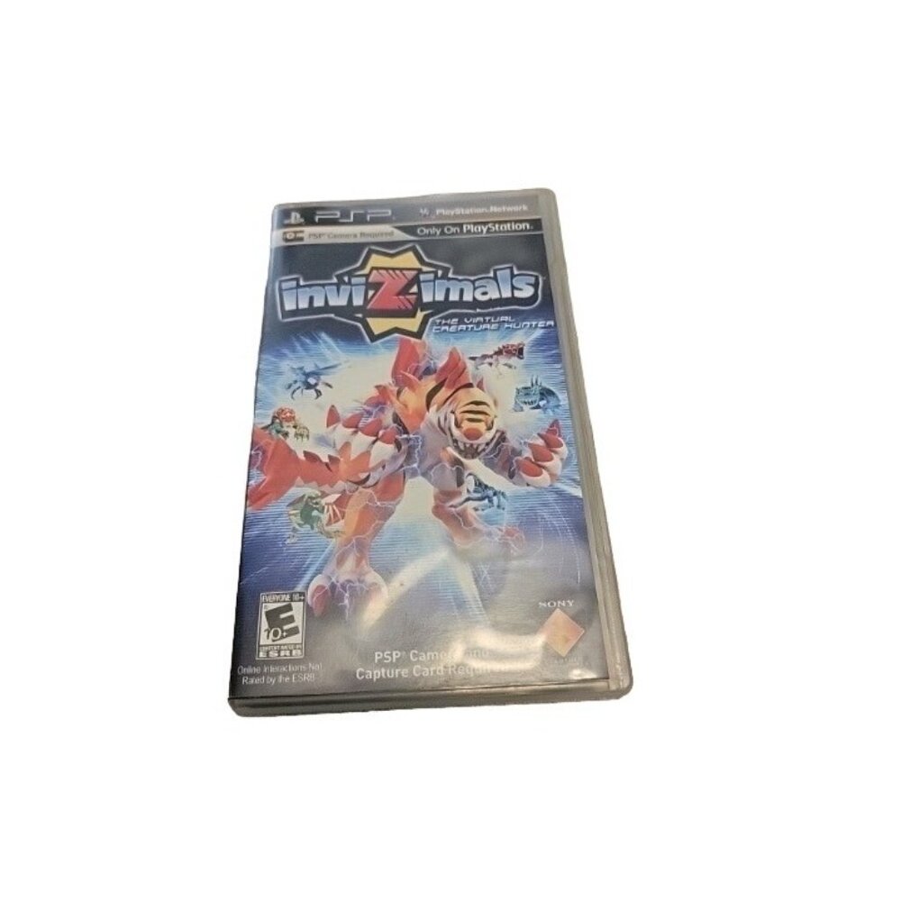 Invizimals The Virtual Creature Hunter PSP UMD Sony PlayStation Game/Case